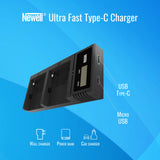 Newell Ultra-Fast USB Type-C Battery Charger for Sony-Compatible NP-F, NP-FM Series Batteries