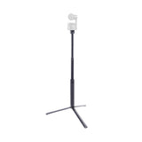 The OBSBOT Mini Extendable Tripod extended with a camera mounted to it.