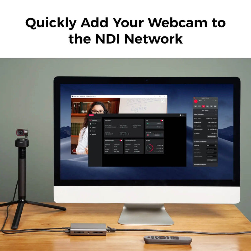OBSBOT UVC to NDI Conversion Adapter