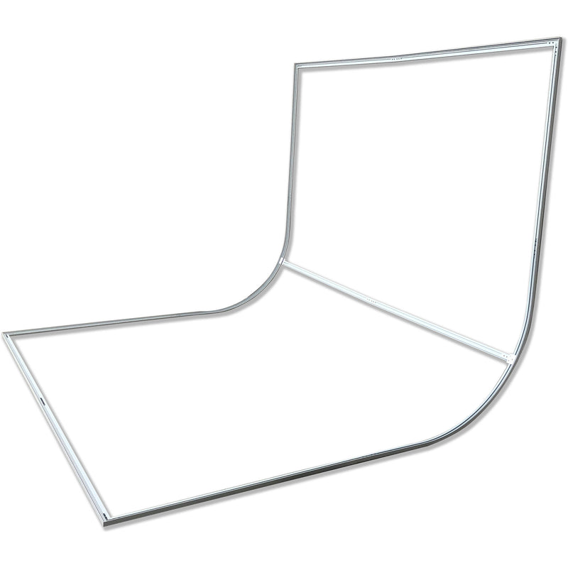 EasiFrame Curved Portable Cyclorama System V2 - Standard Frame (2.5m X 2.145m)