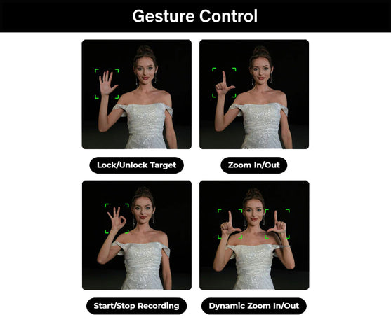 OBSBOT AI-Powered Tracking Webcam Systems Gesture Control