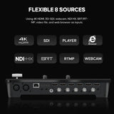 Osee GoStream Duet 8 ISO - 8Ch multiple Camera SDI and HDMI Live Streaming and Video Mixer Switcher