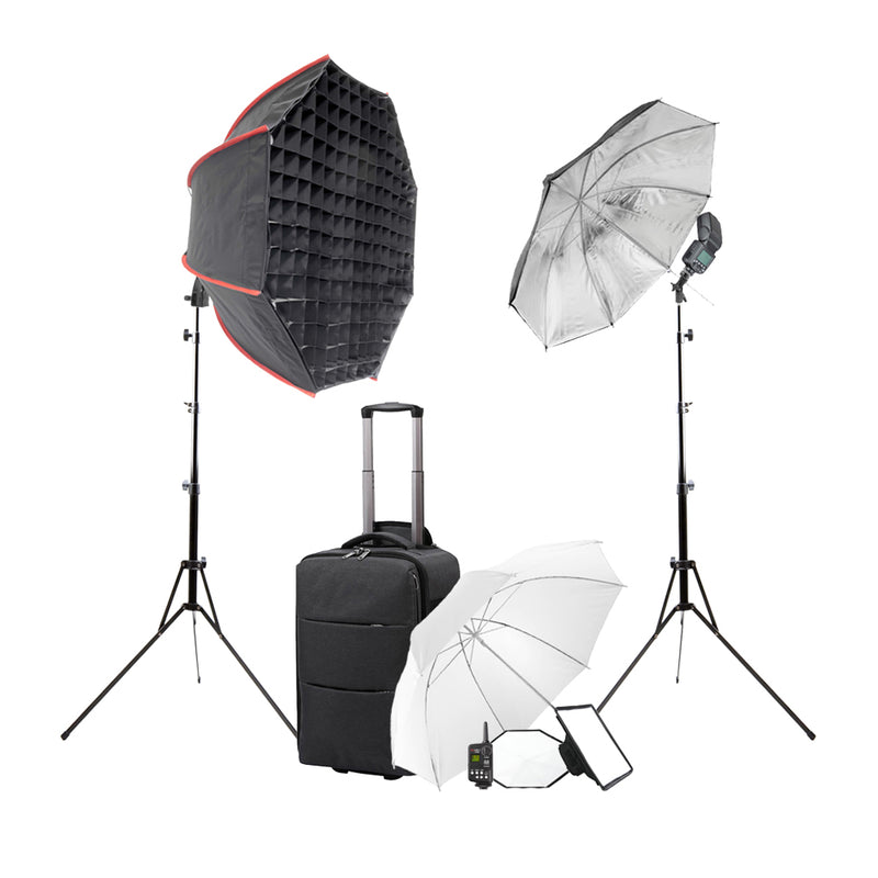 Li-ION580II Speedlite Flash Gun Student Photography Lighting Kit