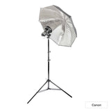 V1 Speedlite Black/Silver Bounce Umbrella Kit