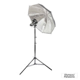 V1 Speedlite Black/Silver Bounce Umbrella Kit