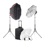 V860III Softbox Flash Speedlite Studio Setup Twin Kit for Student 