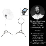 V860III Single Light Budget Portrait Photography Kit