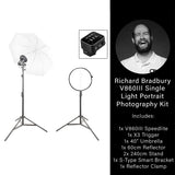 V860III Single Light Budget Portrait Photography Kit