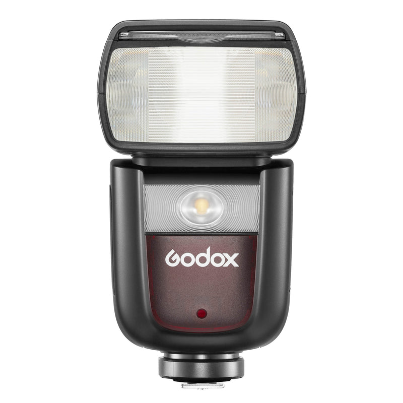 Godox V860III TTL Speedlite With Rechargeable Battery, Built-In 2.4GHz Receiver & Metal Hot-Shoe Front View