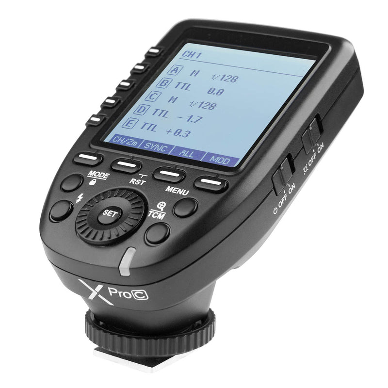 Godox
XPro (First Gen.) 2.4GHz Radio TTL & High-Speed Sync Flash Transmitter