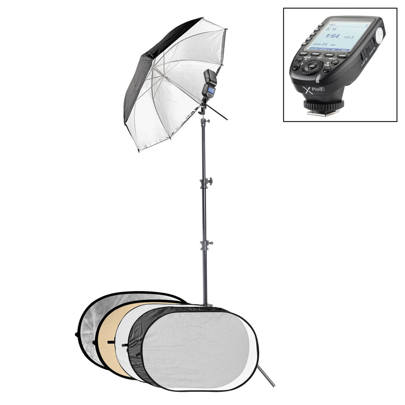 Godox V860III Speedlite Umbrella Lighting Kit with XPRO Wireless Trigger Fuji