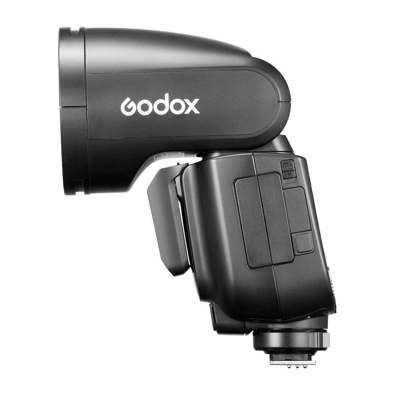 Godox V1 PRO Professional Round-Head TTL Speedlite Side View