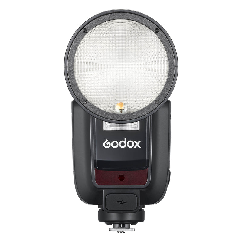 Godox V100 100Ws Round-Head Speedlite Flash Front View