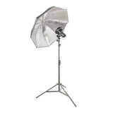 Godox V100 Flash Speedlite Black/Silver Umbrella Single Lighting Kit