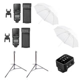 TT685II Off-Camera Student/Beginner Complete Portable Studio Kit Box Content