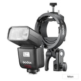 V480 Compact TTL Speedlite & S3 Bowens Bracket Kit Nikon