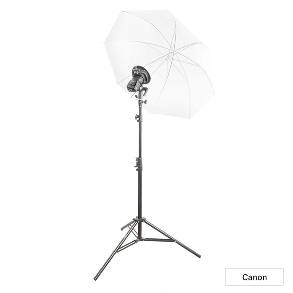 V480 Flash Strobe Photography Lighting Kit with White Umbrella Canon