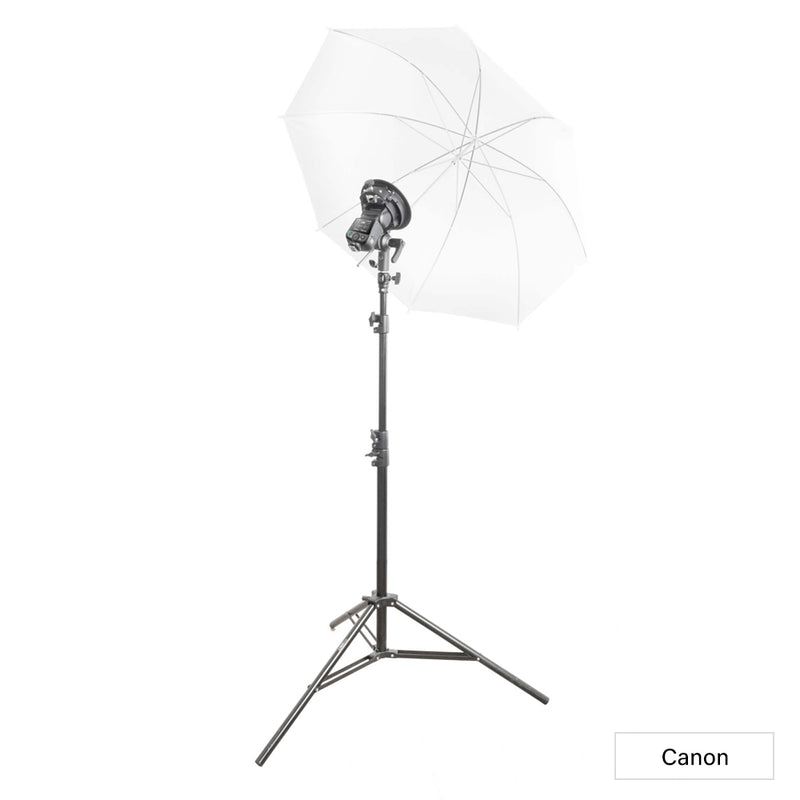 V480 Flash Strobe Photography Lighting Kit with White Umbrella Canon