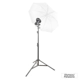 V480 Flash Strobe Photography Lighting Kit with White Umbrella Olympus Panasonic