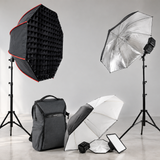 V480 Speedlite Complete Student Photography Bundle Twin Flash Kit