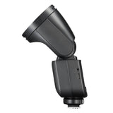 Godox V1 mid (v1mid) Mini Compact Round-Head TTL Speedlite With Touch-Screen Interface Side View