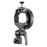 Godox S3 S-Type SMART Speedlite Adapter Bracket Angled Rear View