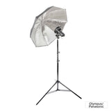 Godox V1mid Flash Speedlite Black/Silver Umbrella Single Lighting Kit