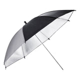 PiXAPRO
40" (101.6cm) Black/Silver Reflective Bounce Umbrella