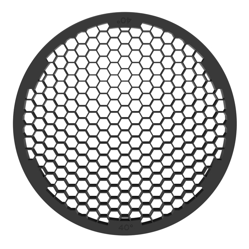 MagMod MagGrid XL40 40-Degree Magnetic Honeycomb Grid (Front View)