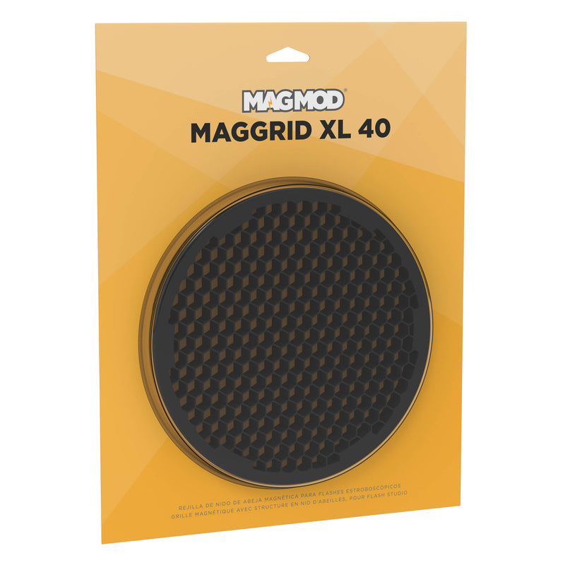 MagMod MagGrid XL40 40-Degree Magnetic Honeycomb Grid in the Packaging