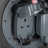 PRO ELEC 2 Gang 25m (82ft) IP54 Outdoor Mains Extension Reel UK Plug Socket