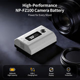 BB Battery Pro-Series NP-FZ100 2600mAh USB-C Battery for Select Sony Cameras