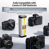 BB4 4-Slot Camera Battery Charger for Canon LP-E6P