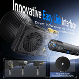 PHOTOOLEX Energy Bar Pro Easy Link connection attaching directly to a compatible LED light