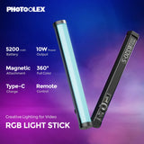 PHOTOOLEX B320S 10W RGB Magnetic Tube Light, 32cm (Single Light)