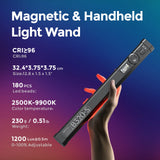 PHOTOOLEX B320S 10W RGB Magnetic Tube Light, 32cm (Single Light)