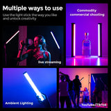 PHOTOOLEX B320S 10W RGB Magnetic Tube Light, 32cm (Single Light)