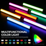 PHOTOOLEX B320S 10W RGB Magnetic Tube Light, 32cm (Single Light)