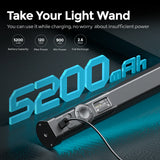 PHOTOOLEX B320S 10W RGB Magnetic Tube Light, 32cm (Single Light)