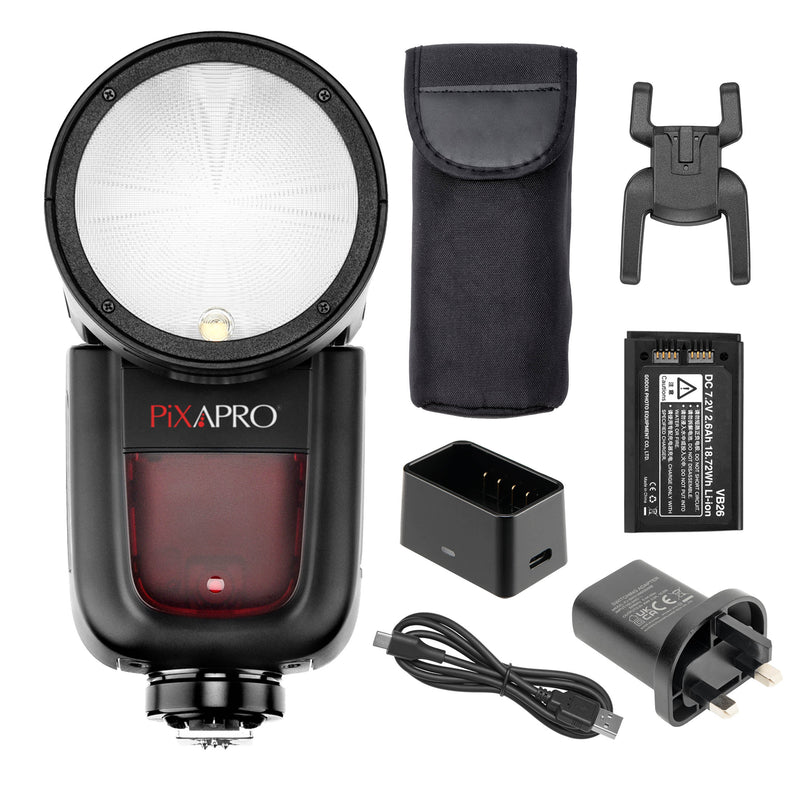 PIXAPRO GIO1 SPEEDLITE Box Content