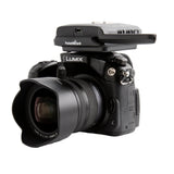 PocketWizard FlexTT5 Transceiver for Panasonic Lumix Attached to Top of Camera