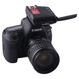 PocketWizard FlexTT6 Transceiver for Canon E-TTL / E-TTL II Attached to Top of EOS 5D Mark IV Camera