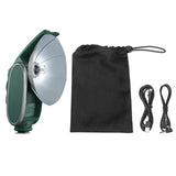 Lux Senior Retro-Styled On-Camera Manual Flash Speedlite (Colour Options) Box Content