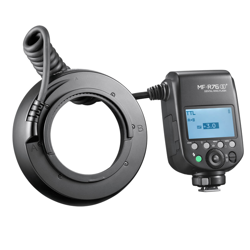 GODOX MF-R76S+ Dental Photography Ring Flash For Sony (Back View)