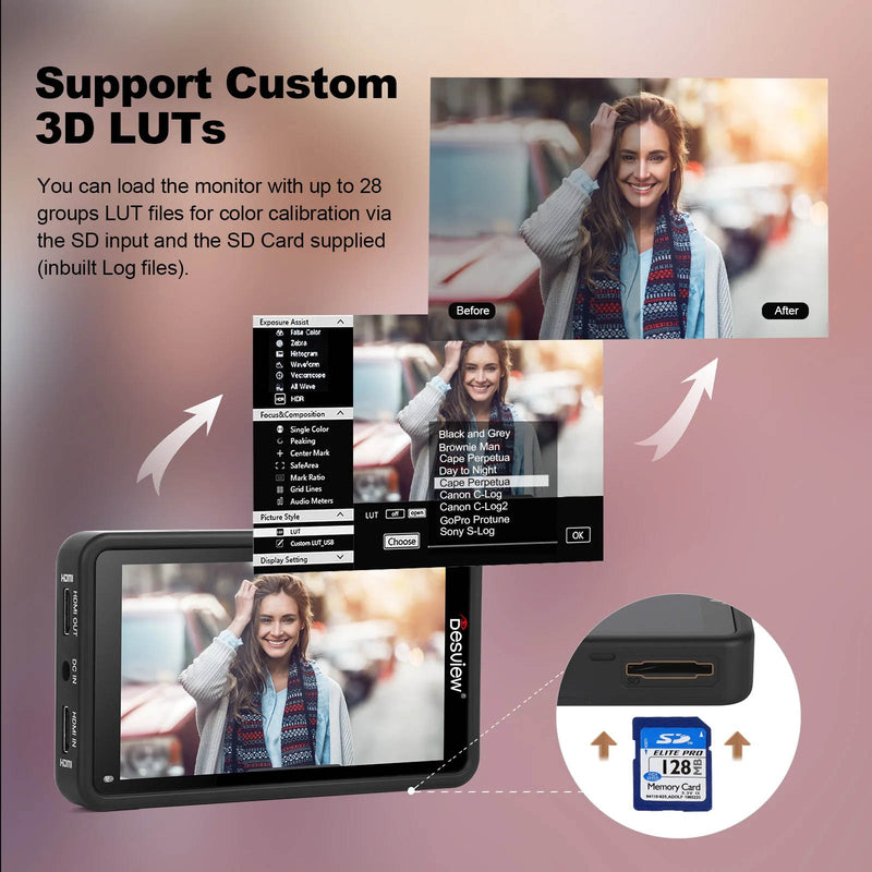 Desview R5II Supports Custom 3D LUTs