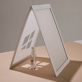 Double-Side A3 Soft Diffuser Gobo For Product Photography with  perfume bottle underneath