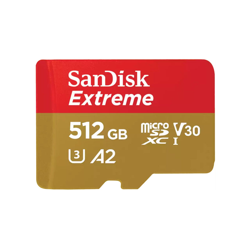 SanDisk 512GB EXTREME MicroSDXC  Memory Card