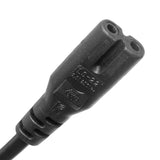 A Close Up of the IEC-C7 Figure-8 Power Connector