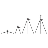 SmallRig x Potato Jet TRIBEX SE Hydraulic Aluminium Tripod Kit Shows Full Range of Extension