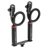 SmallRig 5796 RM 03 Macro Photography LED Video Light Kit (2 Pack) Angled View Forward